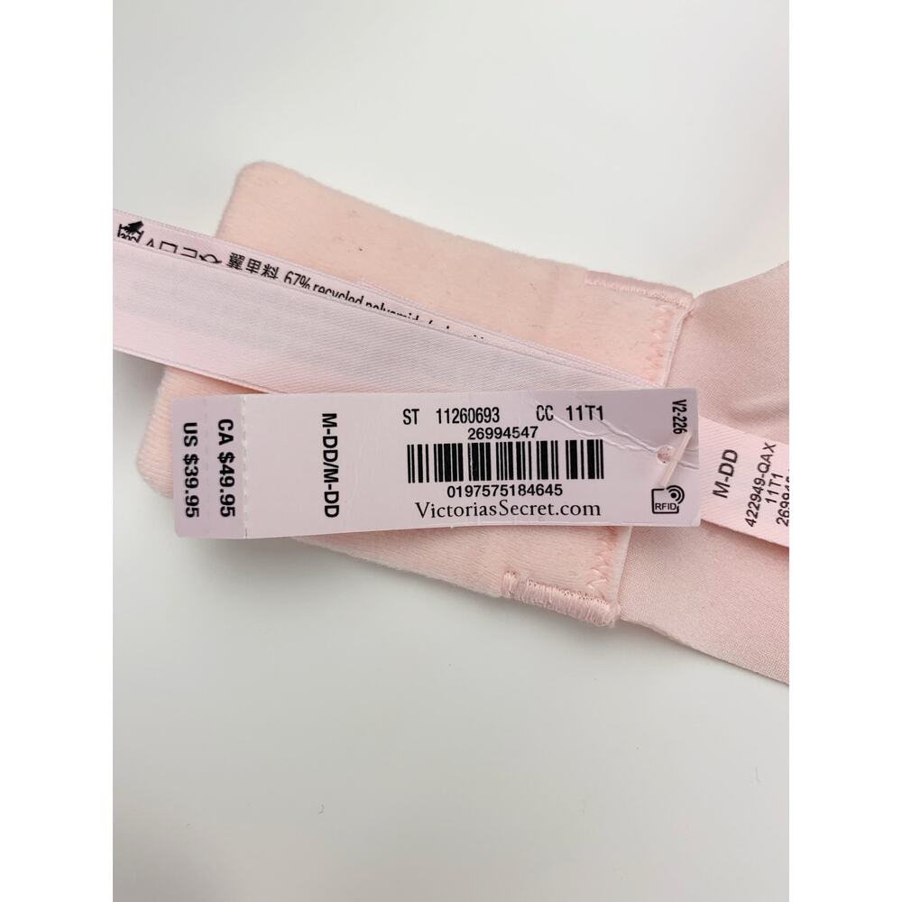 New Victorias Secret Body By Victoria No Wire Plunge Bra Pink M-DD 36DD 38DD - Picture 11 of 11